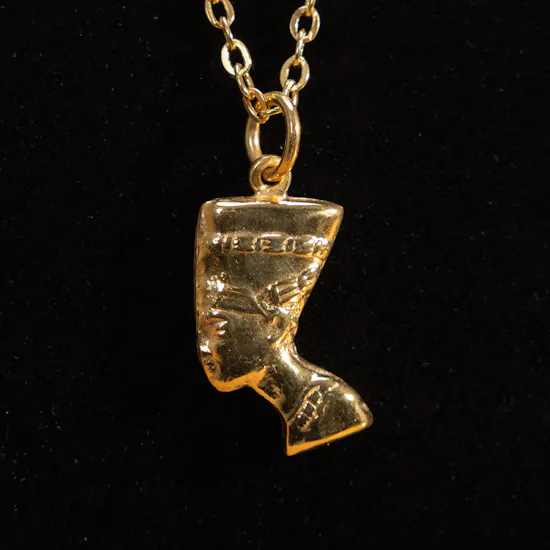 Hrh Nefertiti Gold Plated Necklace