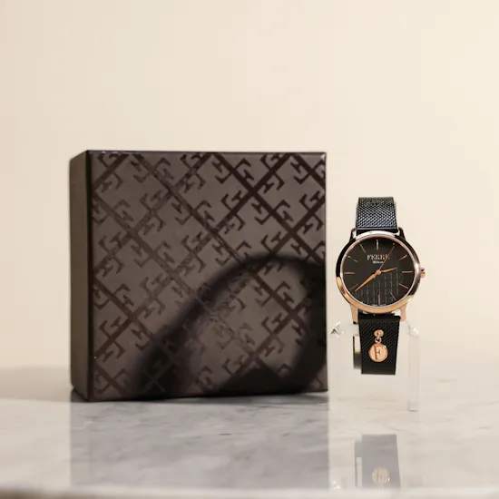 Ferre Milano Classic Black Round Women’s Watch