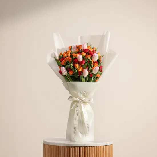 Blossoms of Joy and Light Bouquet