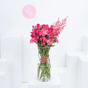 Welcome Girl | Cylinder Vase