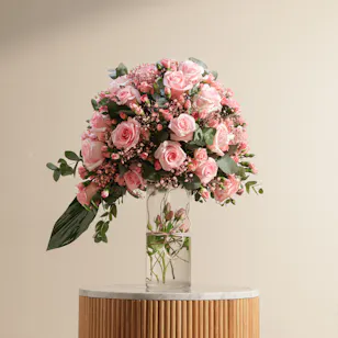 Elegant Pink Vase