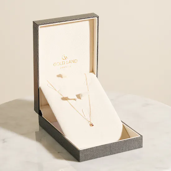 Gold Land Amethyst Women's Necklace