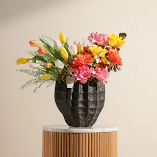 Vibrant Celebration Flower Vase