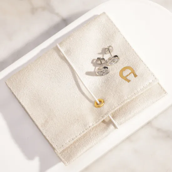 Aigner Aria Silver Tone Women's Earrings