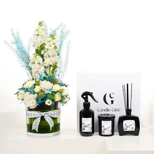 Candle Glee Home Fragrances Floral Scent | White Flowers