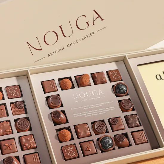 Nouga Get Well Soon Bonbons Chocolates Classic Trio Box