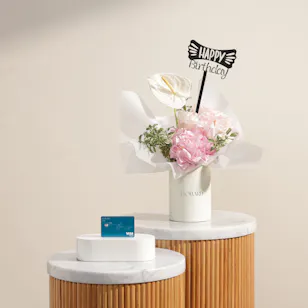 Floward 50 KWD Card | Birthday Whispered Elegance
