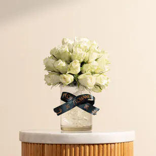Pure Elegance Rose Vase