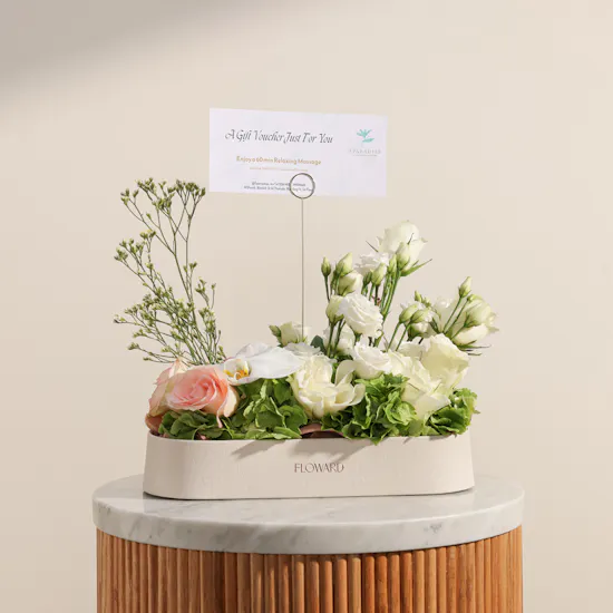 Sparadise Relaxing Massage Voucher | Serene Embrace Flowers