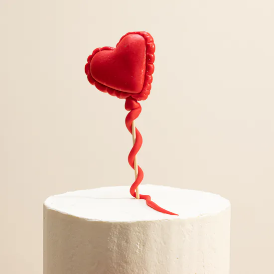 Floward Bow and Heart Chocolate Cake