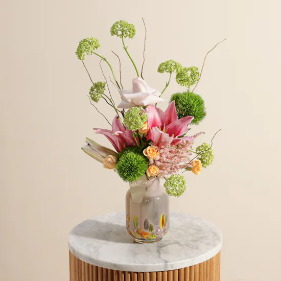 Artistic Charm Flower Vase