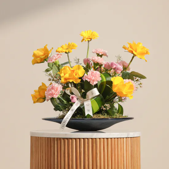 Blooming Flowers Tray
