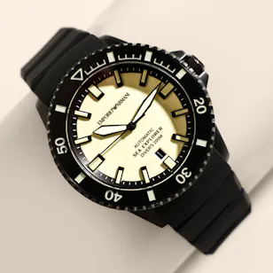 Emporio Armani Sea Explorer Automatic Black Watch for Men