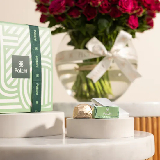 Patchi Chocolate Box | Delight Flowers Vase