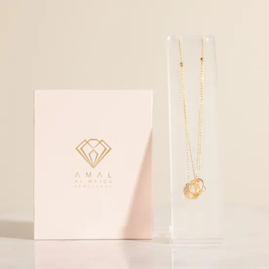 Amal Almajed Gold Link Necklace