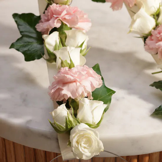 Festive Floral Personalized Graduation Sash