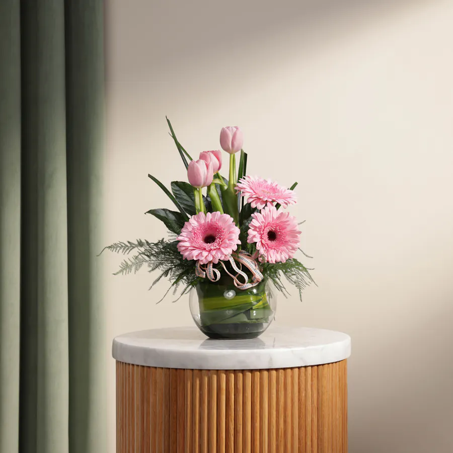 Spirit of Life Vase | Pink Flowers 4