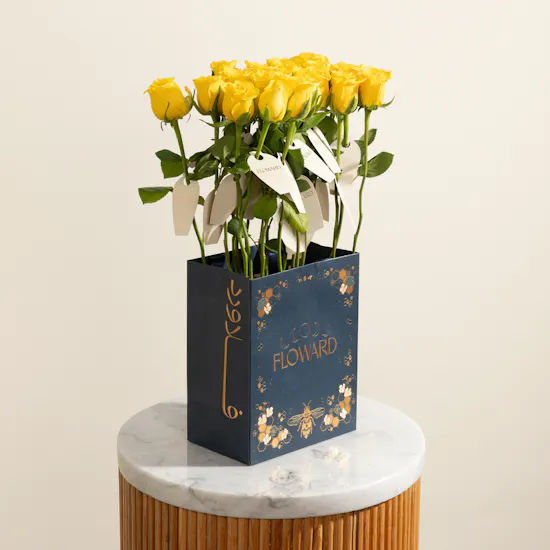 Teacher's Day Single Yellow Rose Giveaways