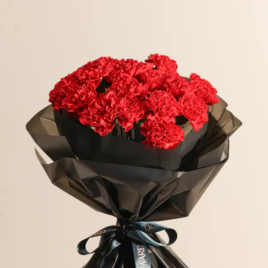 Luxury Red Carnation Bouquet