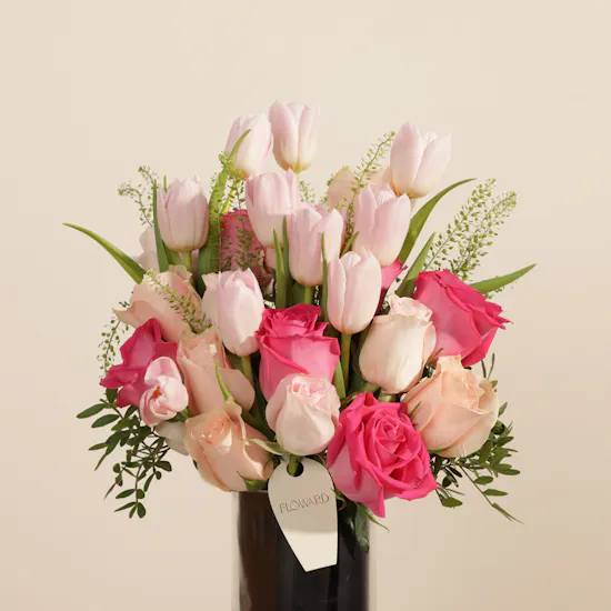 Golden Wishes Flowers Vase