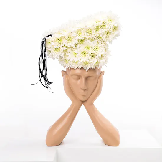 Chrysanthemums | Face Vase