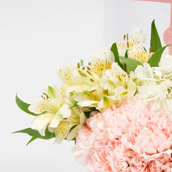 Lovely Baby Girl Blooms Vase