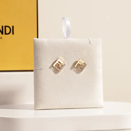 Fendi Forever Fendi Gold-tone Earrings