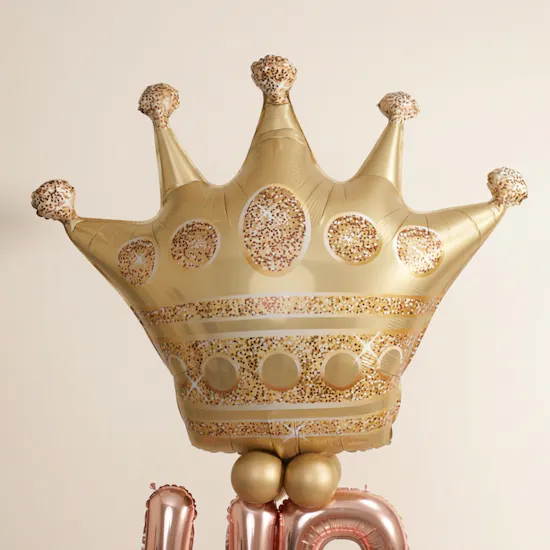 Balloonizer Crown Happy Birthday Balloons Set