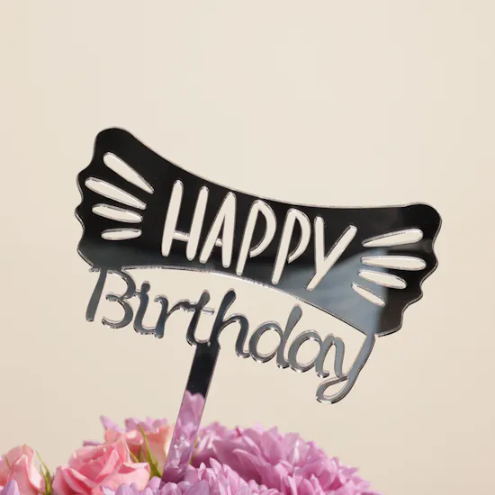 Pink Birthday Melodies Vase