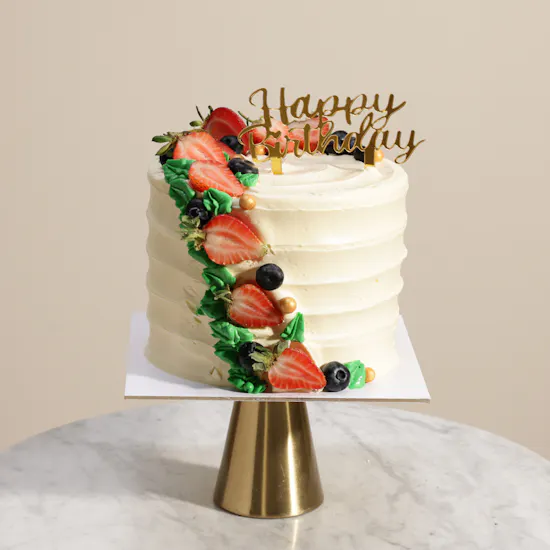 Floward Fruity Happy Birthday Cake