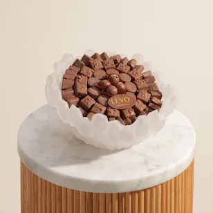 Levo Chocolate Glass Tray