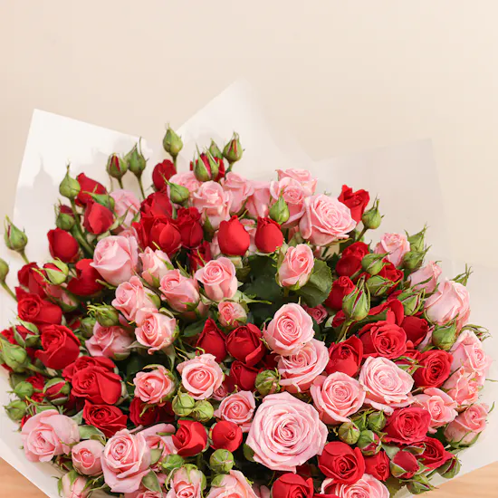 Heartfelt Baby Roses Bouquet