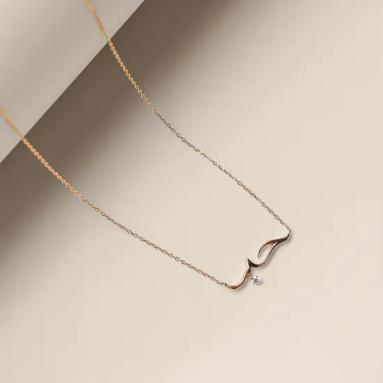 Persée Paris Love Rose Gold Necklace