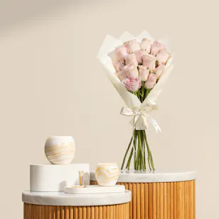 Lumiz Candles Premium Candles Set | Curated Moments Flower Bouquet