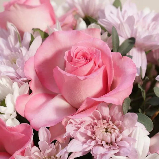 Birthday Elegancy Flowers Vase