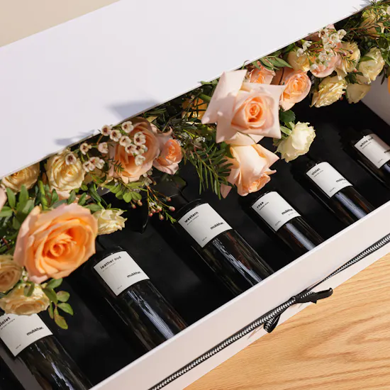 Mubkhar 6-Piece Gift Set | Peach Roses