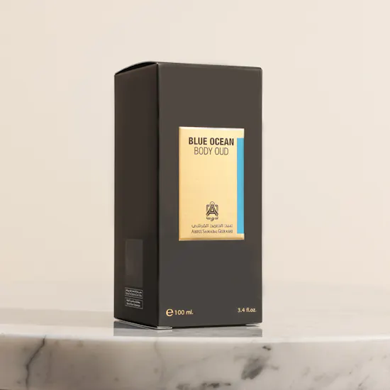 Abdul Samad Al Qurashi Blue Ocean Body Oud | Whispered Dream Flowers Vase