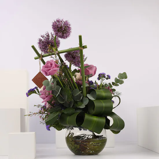 Luna Flowers | Glass Bowl