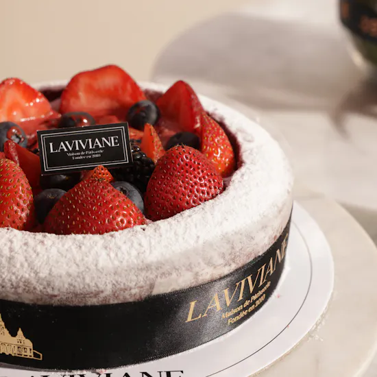 Laviviane Red Velvet Volcano Cake | Ethereal Flower and Balloons
