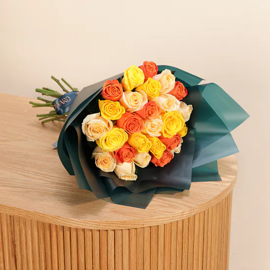 Sunset Dreams Rose Bouquet