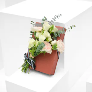 Rosary | Peach Carnations