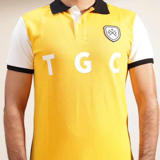 TGC Yellow Shield Polo Shirt