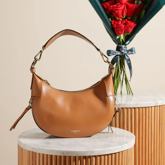 Lancel Origami De Lancel Small Bag | Velvet Red Roses Bouquet