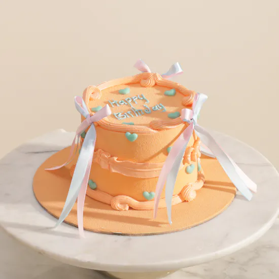 Sweet Atelier Peachy Birthday Cake