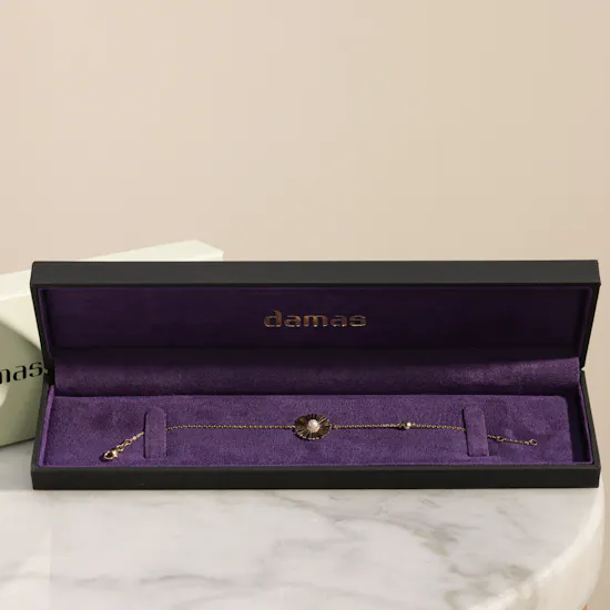 Damas Sunkiss Gold Bracelet with Pearl and Diamond