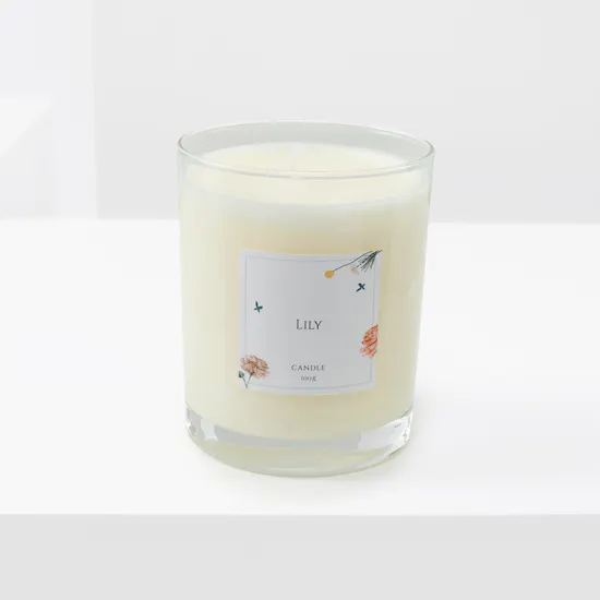 Lilies Candle | Pink Alstroemeria