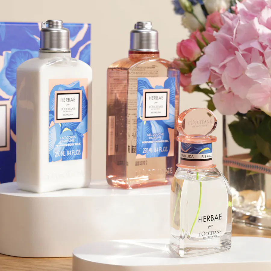 L'Occitane Herbae Iris Pallida Collection | Delicate Flowers  1