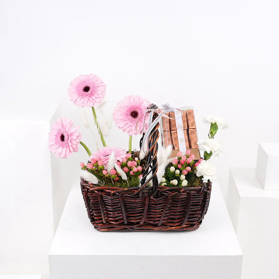 Levo Happy Basket | Gerbera 1
