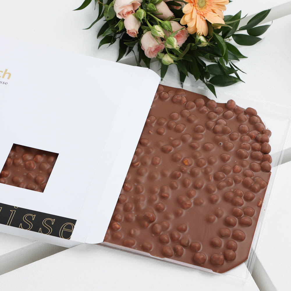 Laderach Hazelnut Slab | Flowers 