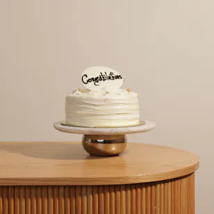  Sucre De Nada Congratulations Vanilla Cake